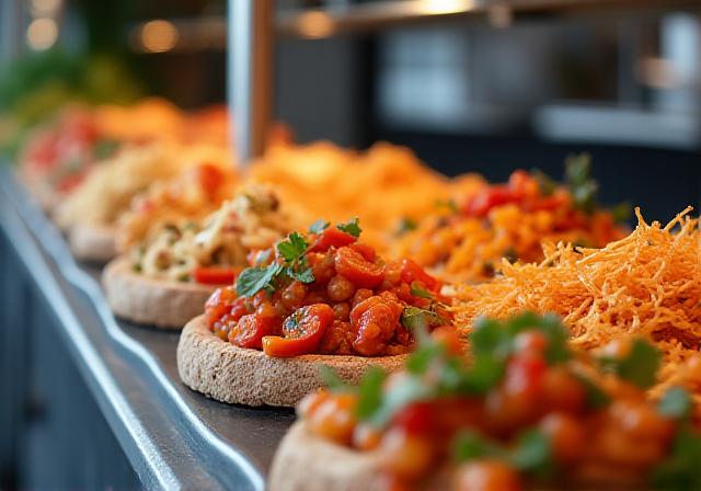 Thematisches Buffet Service